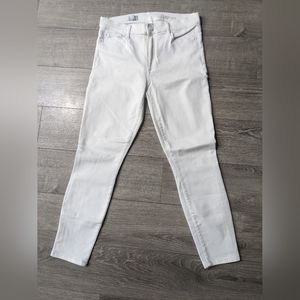GAP True Skinny White Jeans